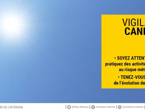 Vigilance Jaune Situation Météorologique à Surveiller « Canicule »