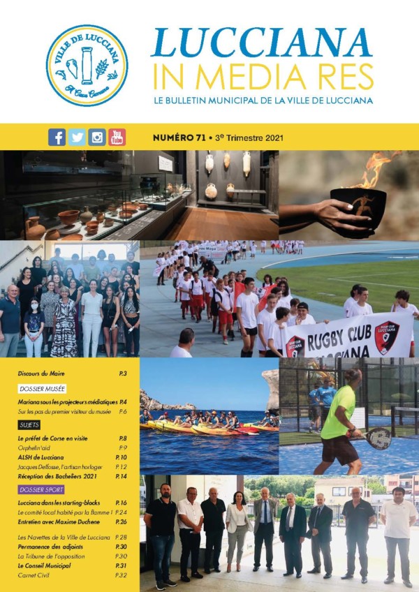 Pages de Bulletin Municipal Lucciana - Août 2021 V5-Web
