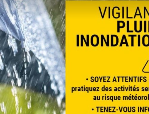Vigilance jaune : Pluie-inondation