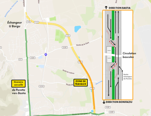 Collectivité de Corse : Travaux sur la RT11